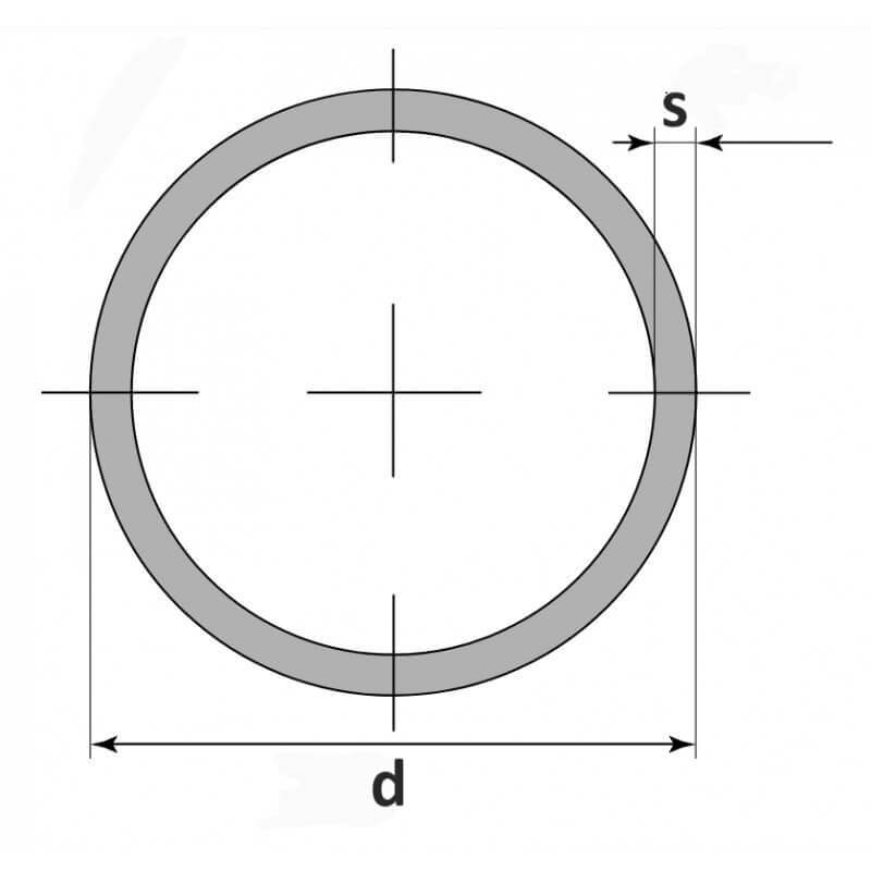 Пример схемы с обозначением размеров